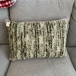 Anthro pillow 15x24- amazing quality, earthy colors